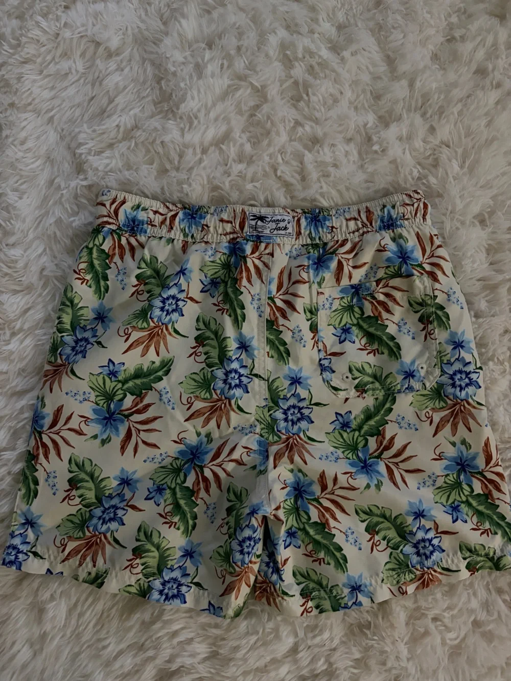 Janie and Jack Vacation Set: Shirt & Swim Trunks